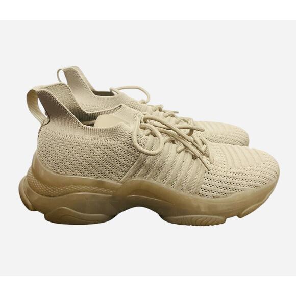 Cushionair fabric/rubber pull on sneaker. Beige woman’s size 9. - Picture 3 of 6